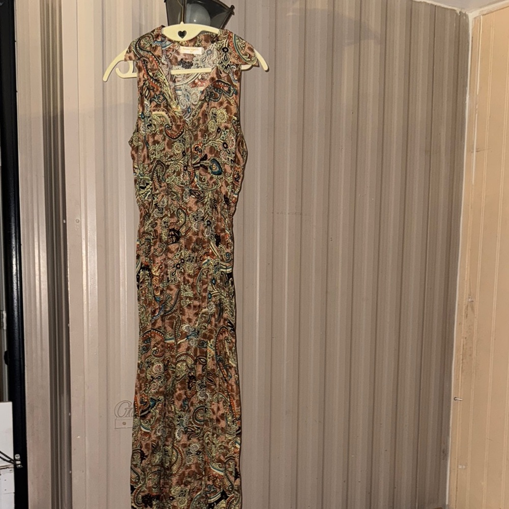 Cream Halter Sheath Maxi Dress for Wedding Guest